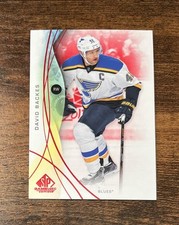 2024-25 Upper Deck SP Game Used Red #199 David Backes St. Louis Blues