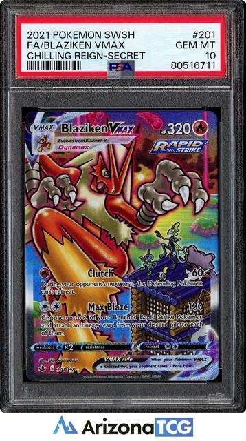 Blaziken VMAX #201 (Chilling Reign (2021))