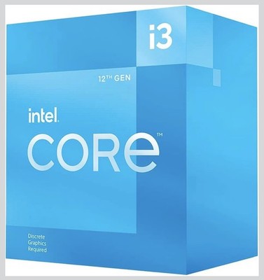 Wie Neu! Intel Core i3-12100F 4-Kern CPU Prozessor für Sockel 1700 LGA1700