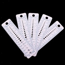 2-10mm 5pcs Knitting Gauge Inch cm Ruler Tools for Crochet