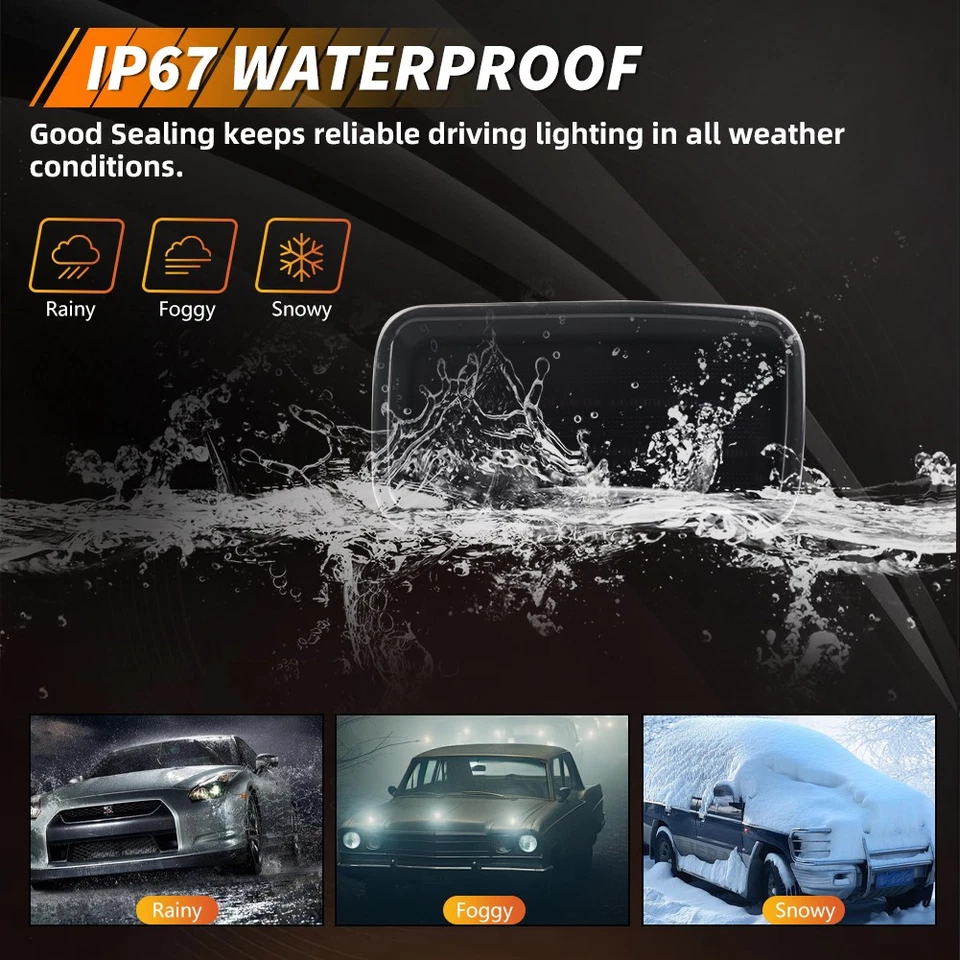 Luces reflectoras de parachoques de freno trasero LED ahumadas para Mitsubishi Montero Sport 19-04 Foto 4 de 4