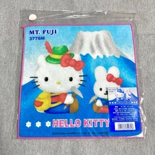 Sanrio Hello Kitty Petit Towel Mt.Fuji Mt. Fuji 3776M Handkerchief