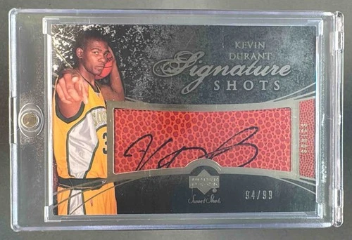 Kevin Durant 2007 Upper Deck Sweet Shot Signature Shots Black Ink RC Auto /99