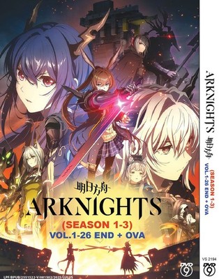 ANIME DVD ARKNIGHTS 明日方舟 SEASON 1-3 VOL.1-26 END + OVA ~ENG SUB~*REG ALL*