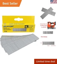 Versatile 1 1/4" Galvanized Brad Nails by BHTOP, Pack of 1000 for All Needs