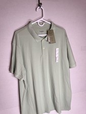 Goodfellow  Co, Collared Polo, NWT, 1/4 Buttoned, Green, Male, XXL