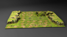 Tabletop / Terrain / Gelände / Set 90 cm X 9...
