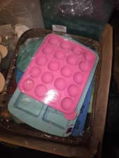 Box Full Of Craft Supplies