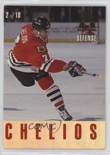 1993-94 Leaf Gold Leaf All-Stars Larry Murphy Chris Chelios #2 HOF 0qn