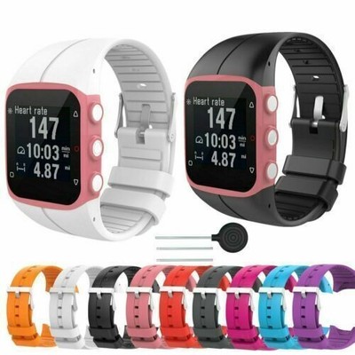 For Polar M400 M430 GPS Watch Soft Silicone Rubber Wrist Watch Band Strap W/Tool