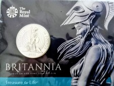 Royal Mint 2015 Britannia £50 Brilliant Uncirculated 999 Silver Coin.