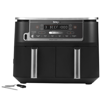 Ninja AF451EU Foodi MAX Dual Doppel-Heißluftfritteuse schwarz 9,5 L