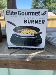 Elite Gourmet Electric Single Burner 