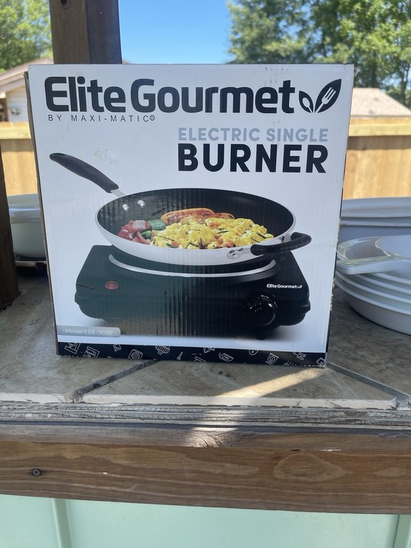Elite Gourmet Electric Single Burner 