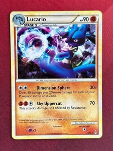 Lucario 14/95 Call of Legends Cracked Ice Holo Deck Exclusive