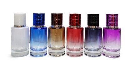 Refillable Glass Perfume Spray Bottles Fine Mist 50ml 100ml 9 Colors Atomizer