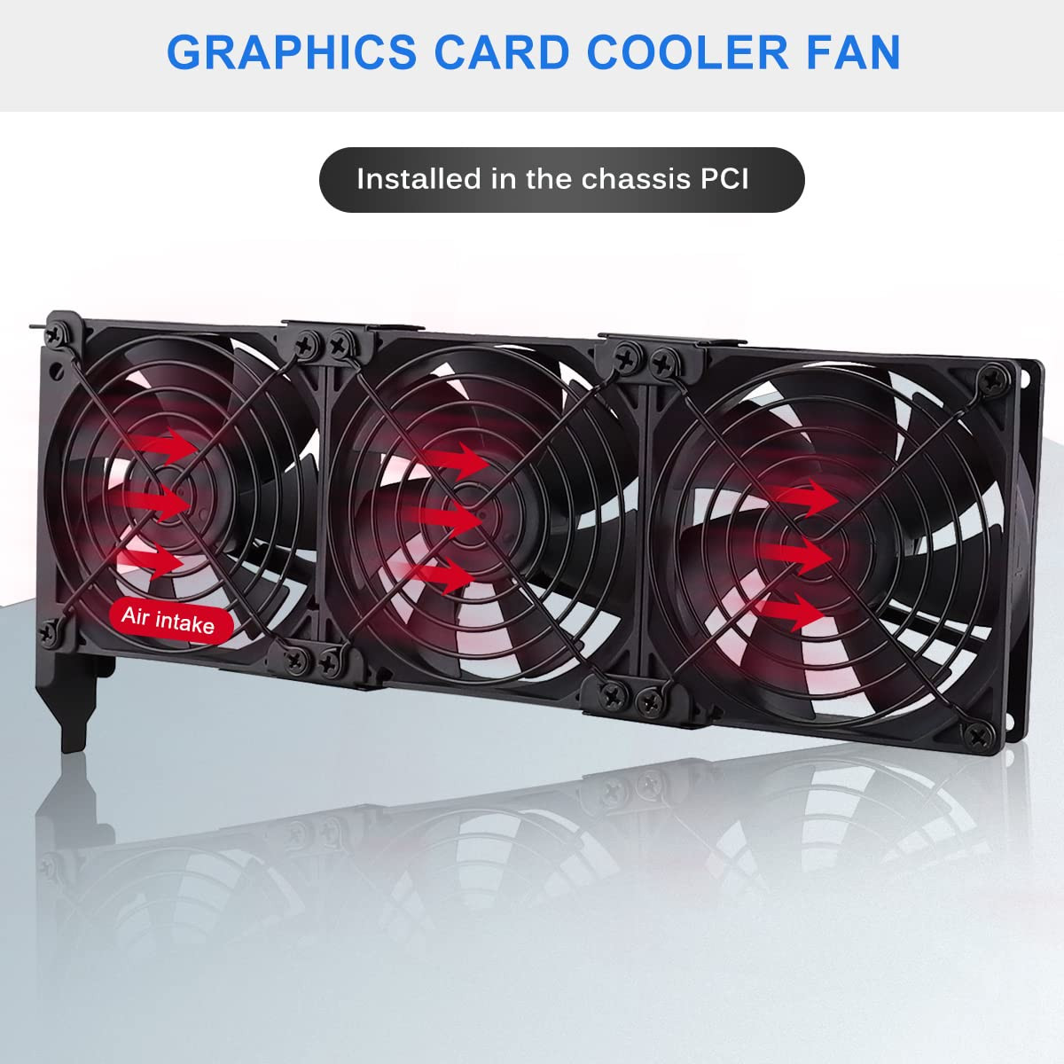 Graphic Card Fans, PCI Slot 3 X 90Mm 92Mm Fans, Graphics Card Cooler, Video Card