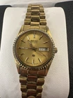 Seiko Woen's Vintage Day/Date Gold Tone Quartz Watch 3Y30-0160