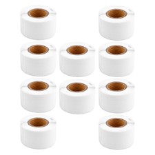10Rolls LabelWriter White Thermal Paper 1-up File Folder Labels For Dymo 30327
