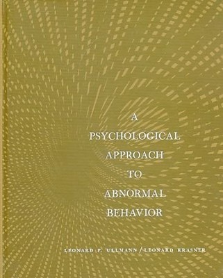 A Psychological Approach to Abnormal Behavior