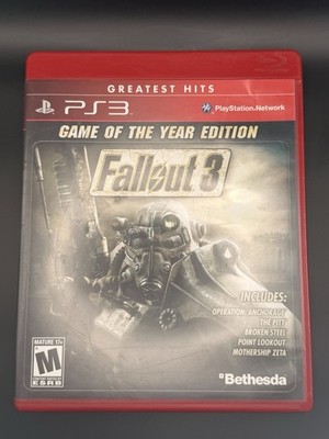 Fallout 3 Game of the Year Edition PS3 Complete With Case And Manual