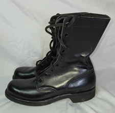 Vietnam War US Army Boots Biltrite Black Leather Sz 8 N 66250 July 1967 Exc Con