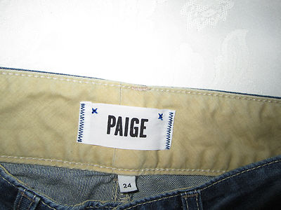 Jeans Paige Premium Denim - Coupe Bootcut - Taille Haute 24x35 - Neuf Avec étiquette