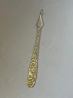 S. Kirk & Son Repousse Floral Butter Pick Sterling Silver HAS MONO, 22 grams