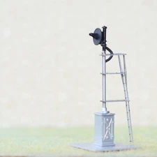 1 x HO scale model railroad tri-colors searchlight signal fine metal cabinet #01