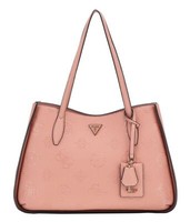 Guess Keandra Girlfriend Schultertasche Tasche Rosewood Logo Altrosa Neu