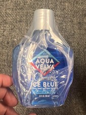 2 New Bottles Aqua Velva Classic Ice Blue After Shave Cologne 3.5oz Each