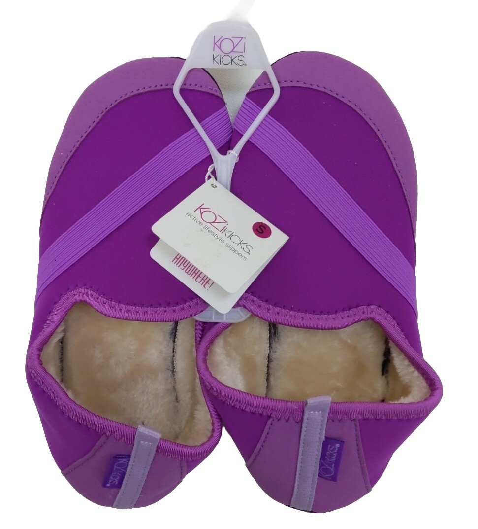 SAOLA Ciabatta KoziKicks S nuova con etichette suola attiva antiscivolo in gomma e fodera in pelliccia interno esterno