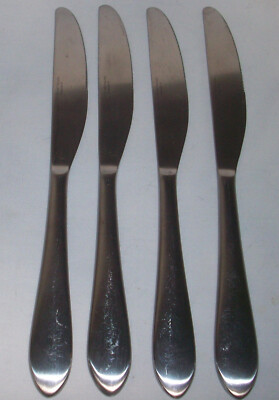 Food Network Stainless: BASIL (2009-2011): 4 Dinner Knives: VGC: NR