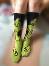 Dr.Seuss The GRINCH Soft Comfy Unisex Socks Ages 12 Plus SUPER SOFT WARM