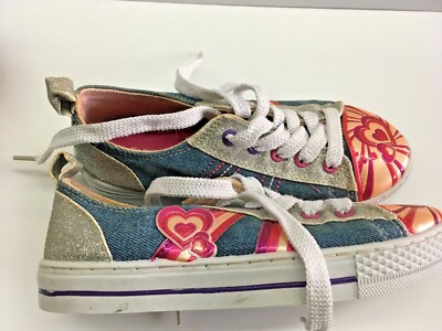 Faded Glory Electra Size Girls Glitter Sneakers - Main Image