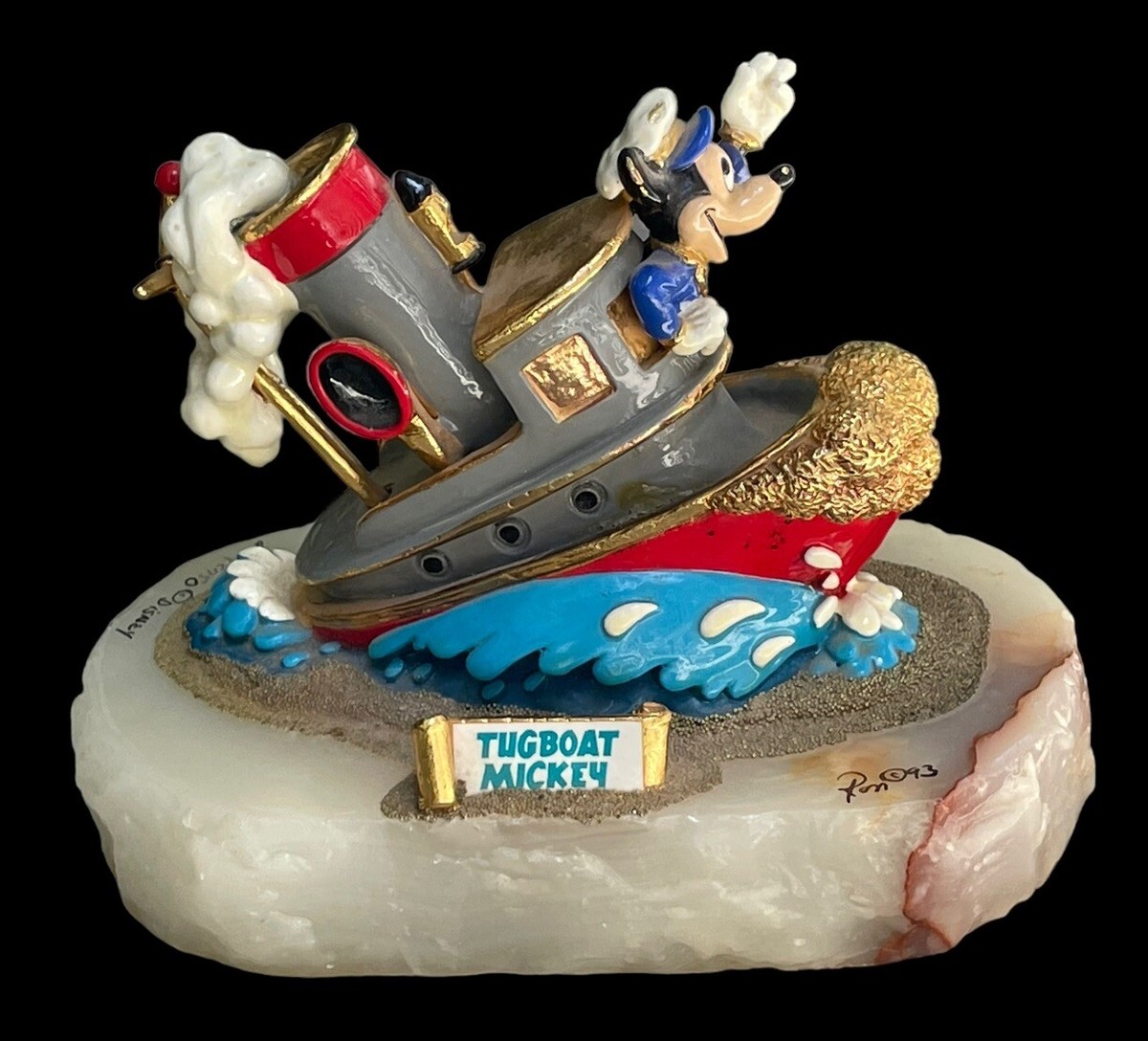 RARE!!! RON LEE Disney 1993 “Tugboat Mickey