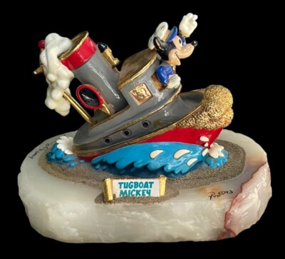 RARE!!! RON LEE Disney 1993 “Tugboat Mickey