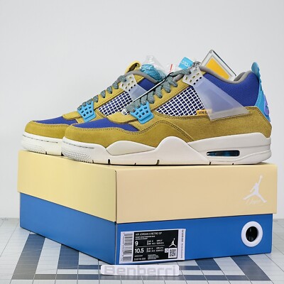 Air Jordan 4 Retro SP 30th Anniversary Union Desert Moss DJ5718-300 Size 9 M NEW