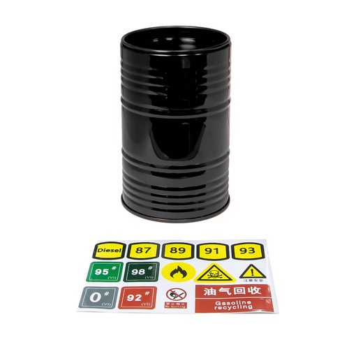 Red/Black/Green/Blue/Yellow Metal Simulation Oil Barrel For 1/10 1/8 RC Car - Picture 4 of 25
