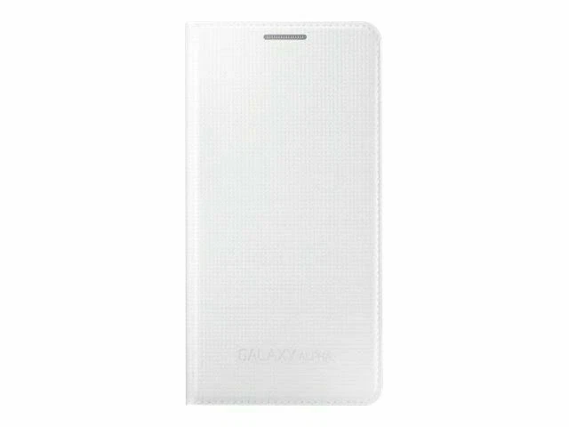 Patterned Synthetic Leather Cell Phone Wallet Cases for Samsung Galaxy Alpha