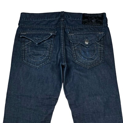 Vintage True Religion Ricky Super T Jeans Dark Wash - 38 (Fits