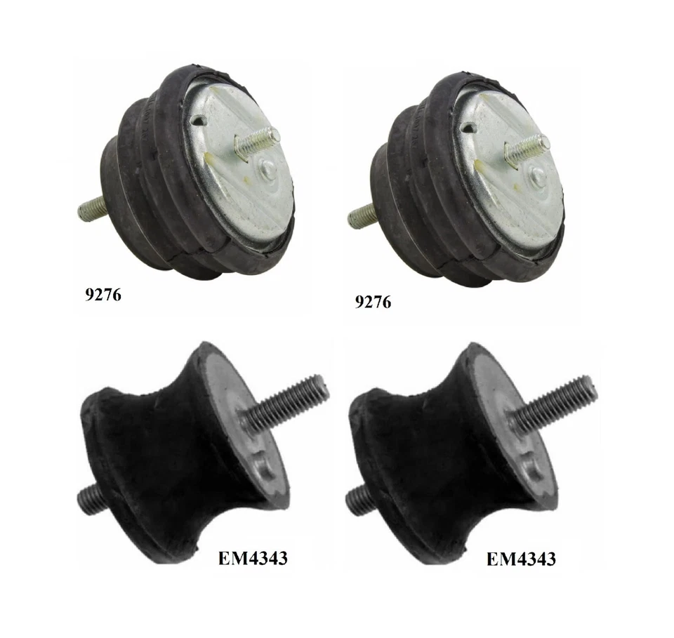 4 piezas motor delantero y montaje trans apto para BMW 528i 1996-2000 2,8 L Foto 2 de 4