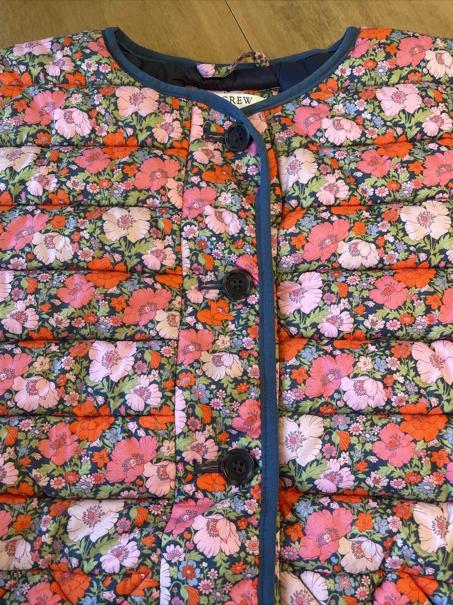 Jasmine Floral, Quilted Cotton Jacket