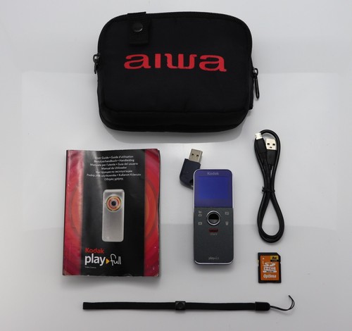 KODAK PLAYFULL ZE1 POCKET CAMCORDER HD DIGITAL HIGH DEFINITION VIDEO & 8GB CARD - Picture 2 of 3