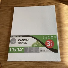 DALER-ROWNEY, 3 Pack,  11x14 Canvas Panel, Acid Free, Factory Sealed. **Cheap**