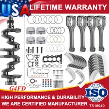 G4FD 1.6L Engine Rebuild Kit For Hyundai Kia Soul Base Hatchback 4Door 2012-2017