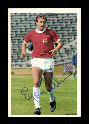 Egon Schmitt Kickers Offenbach Bergmann Sammelbild 1968-69 Original Signiert 