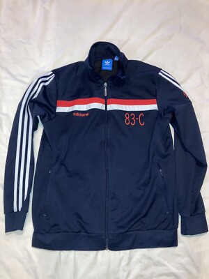 Adidas Originals Blue J. Mana 83- C 2016 Track Top Jacket Size