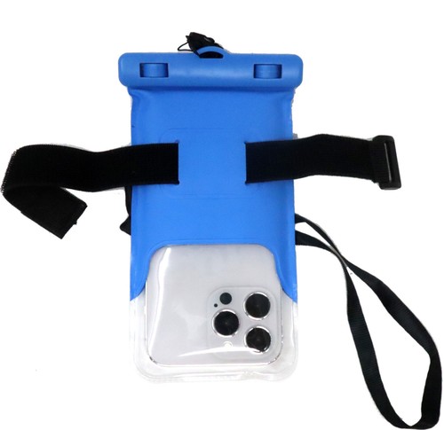 2X custodia impermeabile+armband SPLASH Wiko Rainbow Jam 4G mare piscina CC1 - Foto 3 di 7