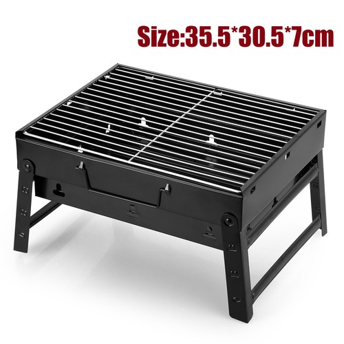 Parrilla de carbón portátil para camping pequeña mesa barbacoa parrilla plegable - Imagen 2 de 29